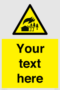 Custom Warning: Large scale fire zone